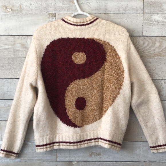 Ecote Sweaters - Urban Outfitters oversize yin Yang ☯️ cardigan